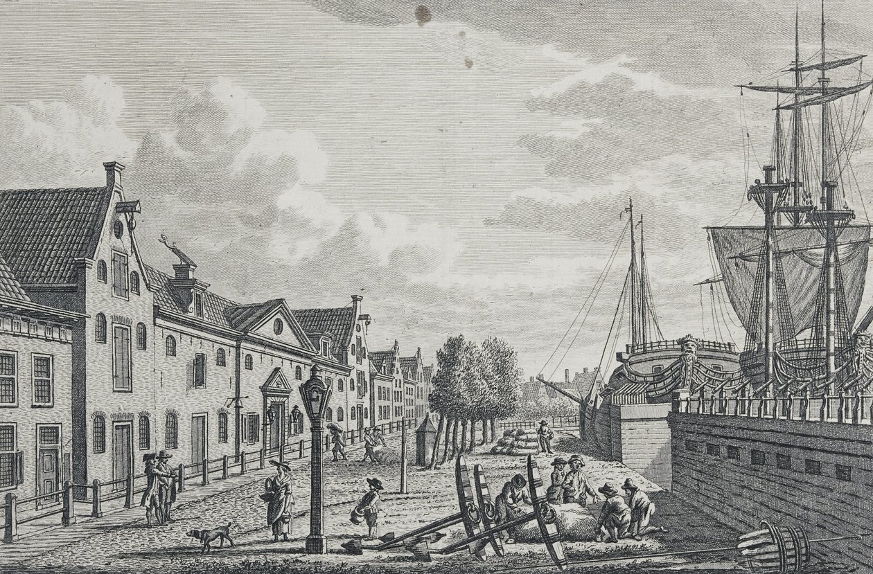 Az admiralitás Harlingenben alkotó: Carel Frederik Bendorp and Jan Bulthuis