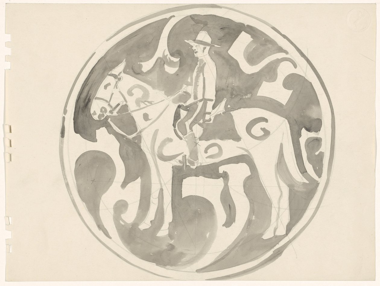 Tervezés egy kanadai hegyi táblához alkotó: Carel Adolph Lion Cachet
