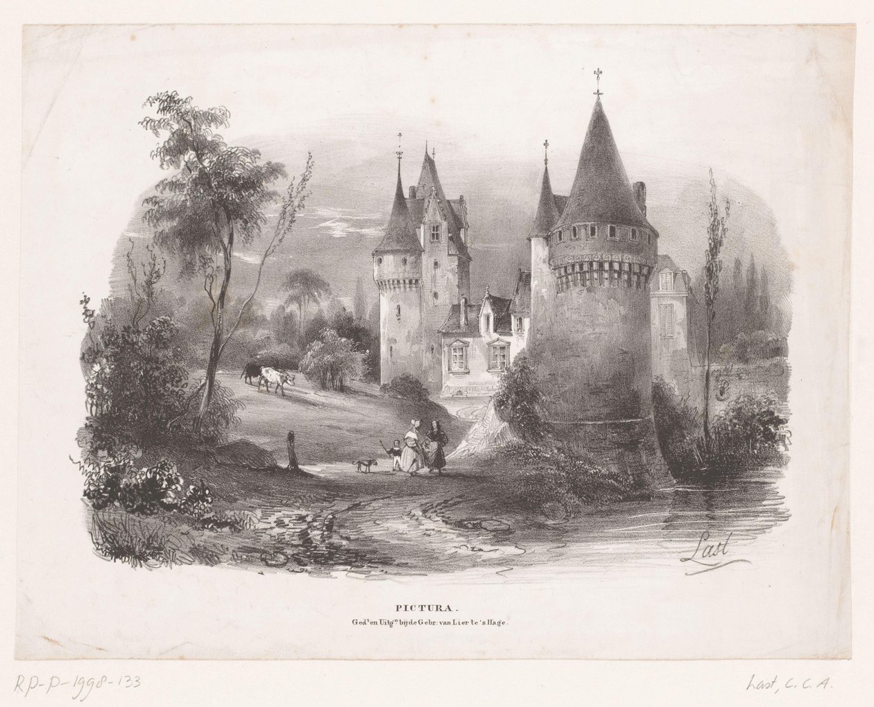 Kasteel Pictura (sorozat címe az objektumon) alkotó: Carel Christiaan Antony Last