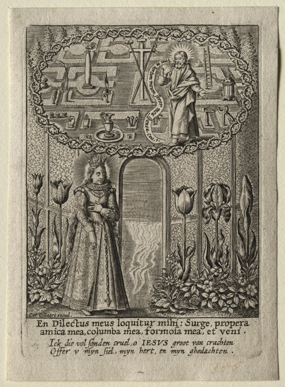 Gyere be a kertembe, nővérem, feleségem, az 1600-as évek első fele. alkotó: Carel Collaert.
