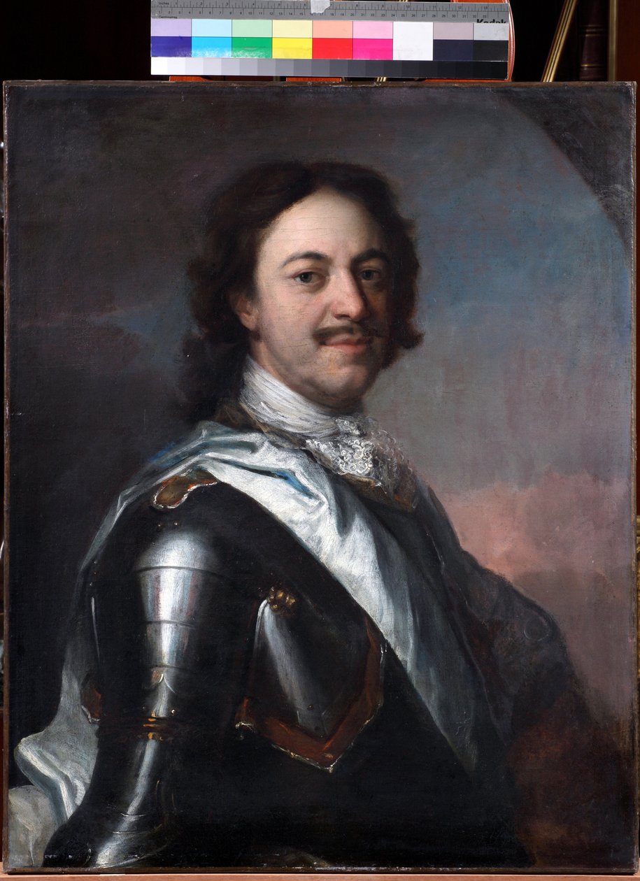Pierre le grand - I. Nagy Péter császár (1672-1725) portréja, Carel (Charles) de Moor (1656-1738), - Olaj, vászon, 77x62 - Magángyűjtemény alkotó: Carel De Moor