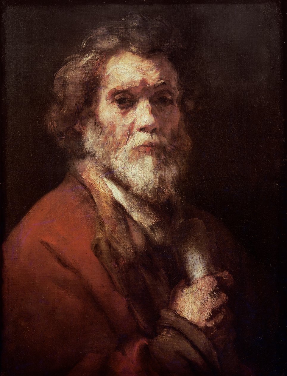Egy öreg feje, 1650 körül alkotó: Carel Fabritius