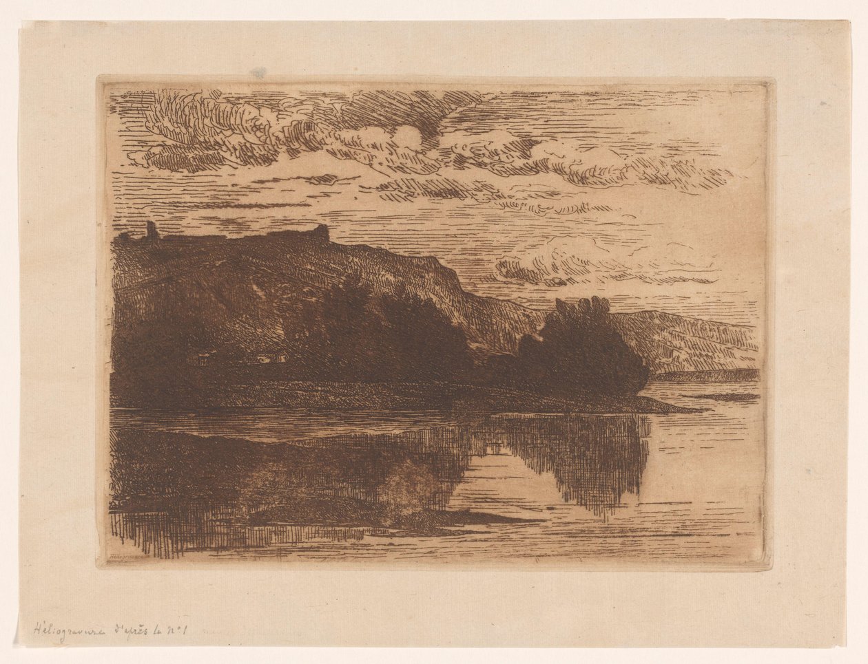 Ruins van kasteel Poilvache Poilvache romjai, Dinant közelében (eredeti cím) alkotó: Carel Nicolaas Storm van 
