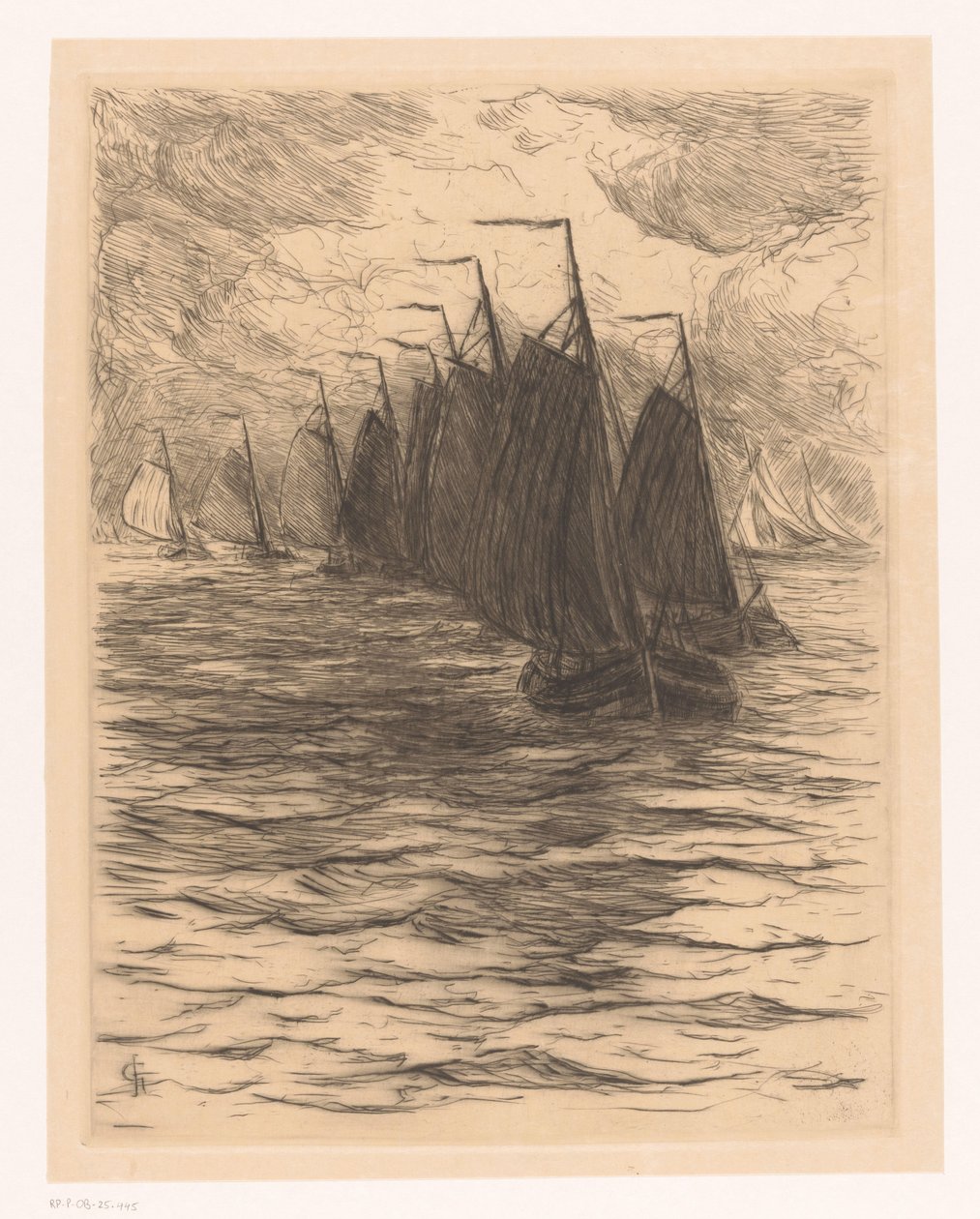 Flotta a tengeren alkotó: Carel Nicolaas Storm van 