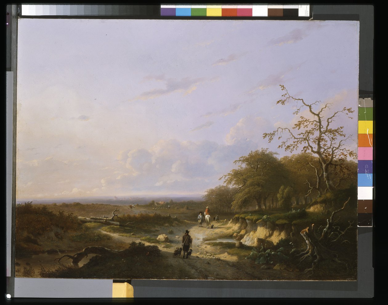 Tájkép, 1655 körül (olaj, tábla) alkotó: Carel de Cauwer