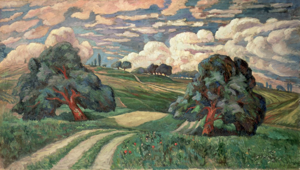 Fauve táj alkotó: Carl Edvard Diriks