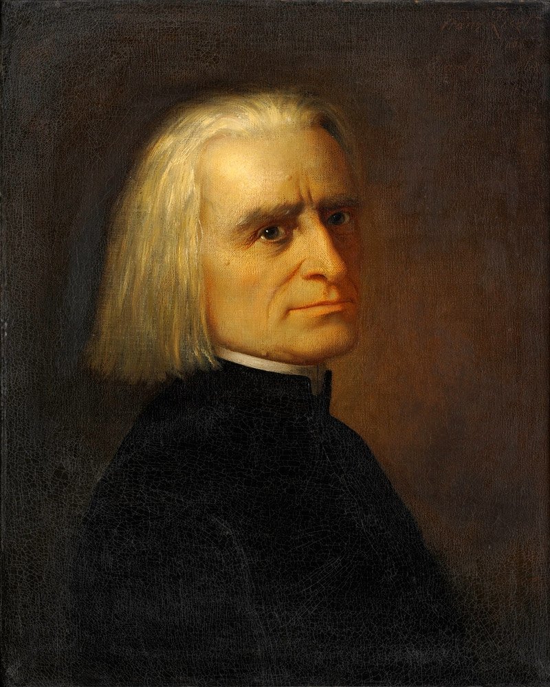 Portrait of Franz Liszt 1811-1886 alkotó: Carl Ehrenberg