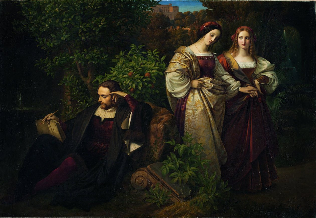 Torquato Tasso és a két Leonor alkotó: Carl Ferdinand Sohn