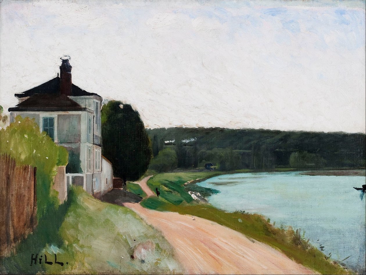 Villa Seine-ben, Bois-le Roi. Fontainebleau alkotó: Carl Fredrik Hill