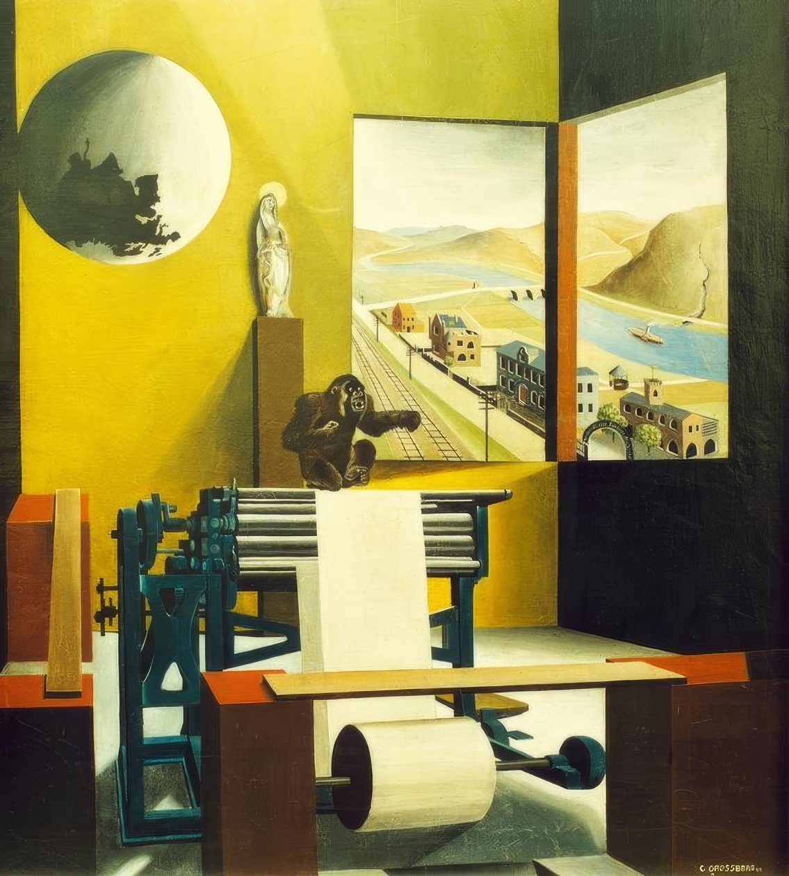 Gépcsarnok alkotó: Carl Grossberg