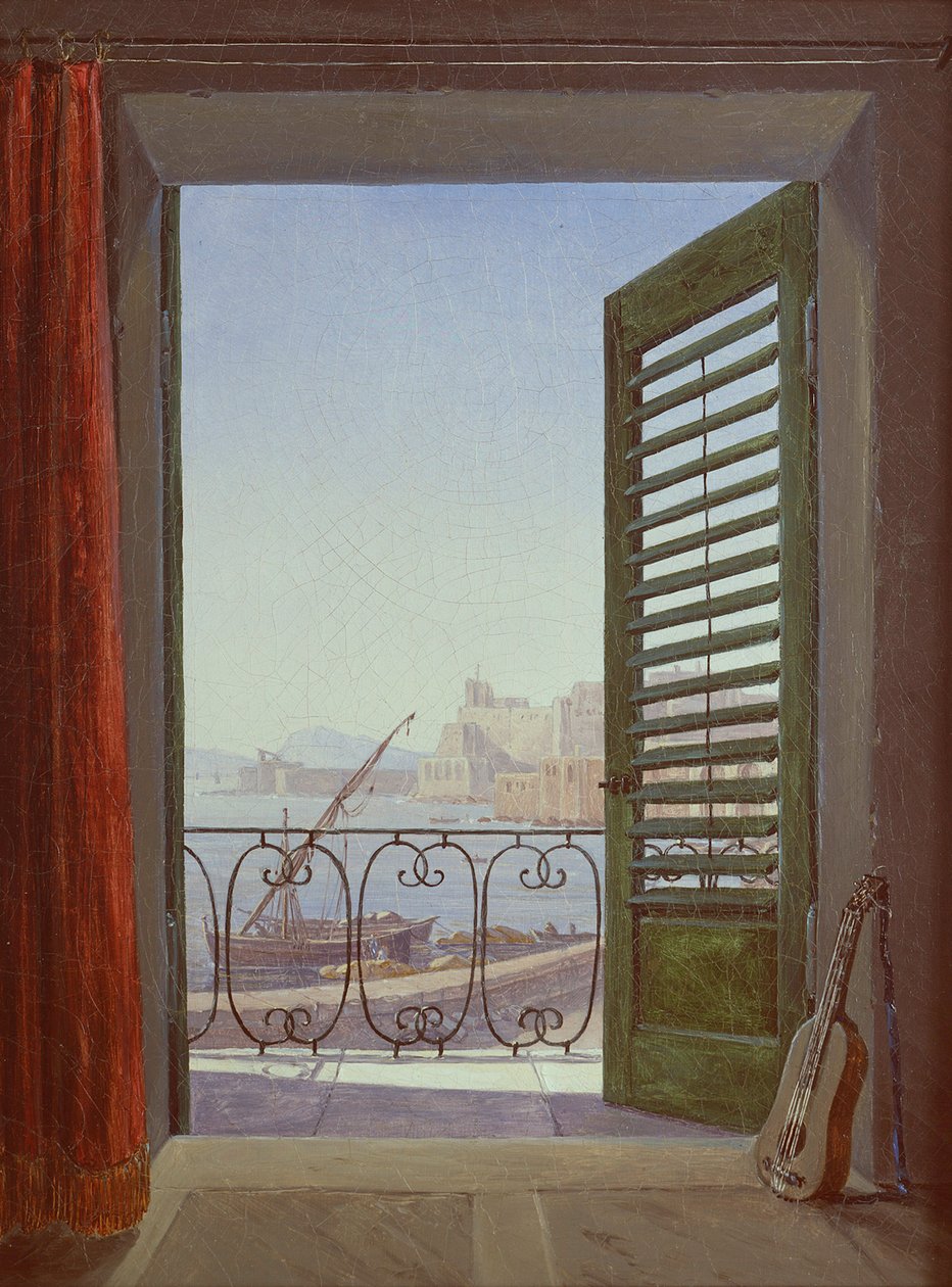 Erkély Nápolyban alkotó: Carl Gustav Carus