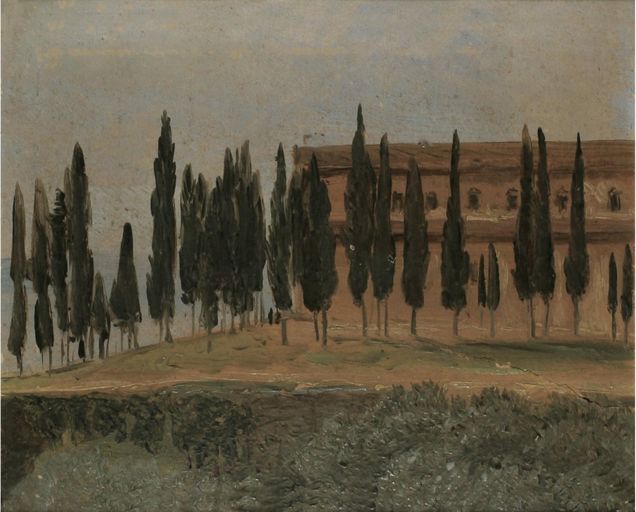 Monte Oliveto kolostor Firenze közelében alkotó: Carl Gustav Carus