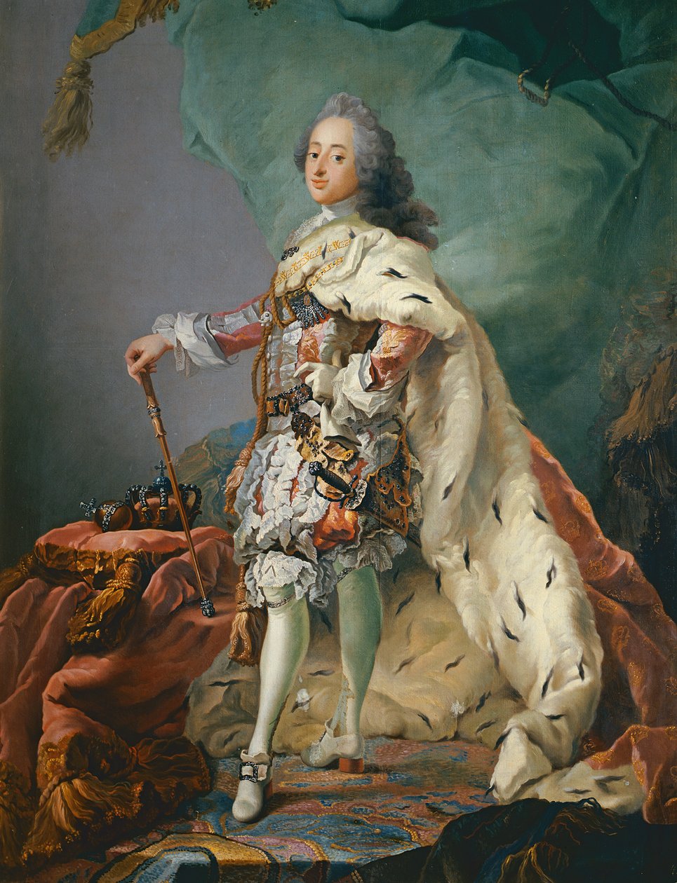 V. Frigyes portréja, 1749 alkotó: Carl Gustaf Pilo