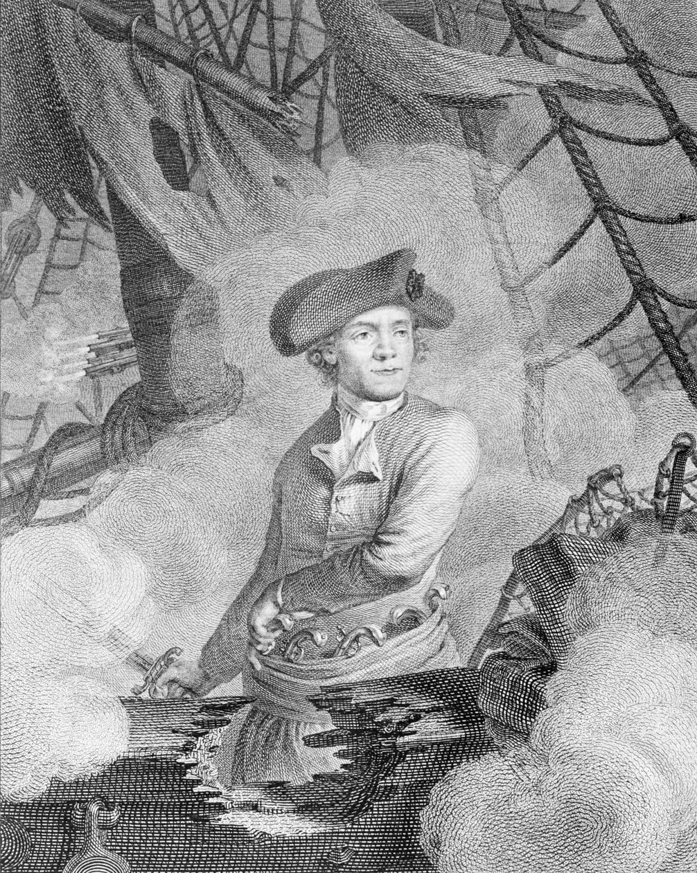 John Paul Jones, az Amerikai Egyesült Államok szolgálatának komondora alkotó: Carl Guttenberg