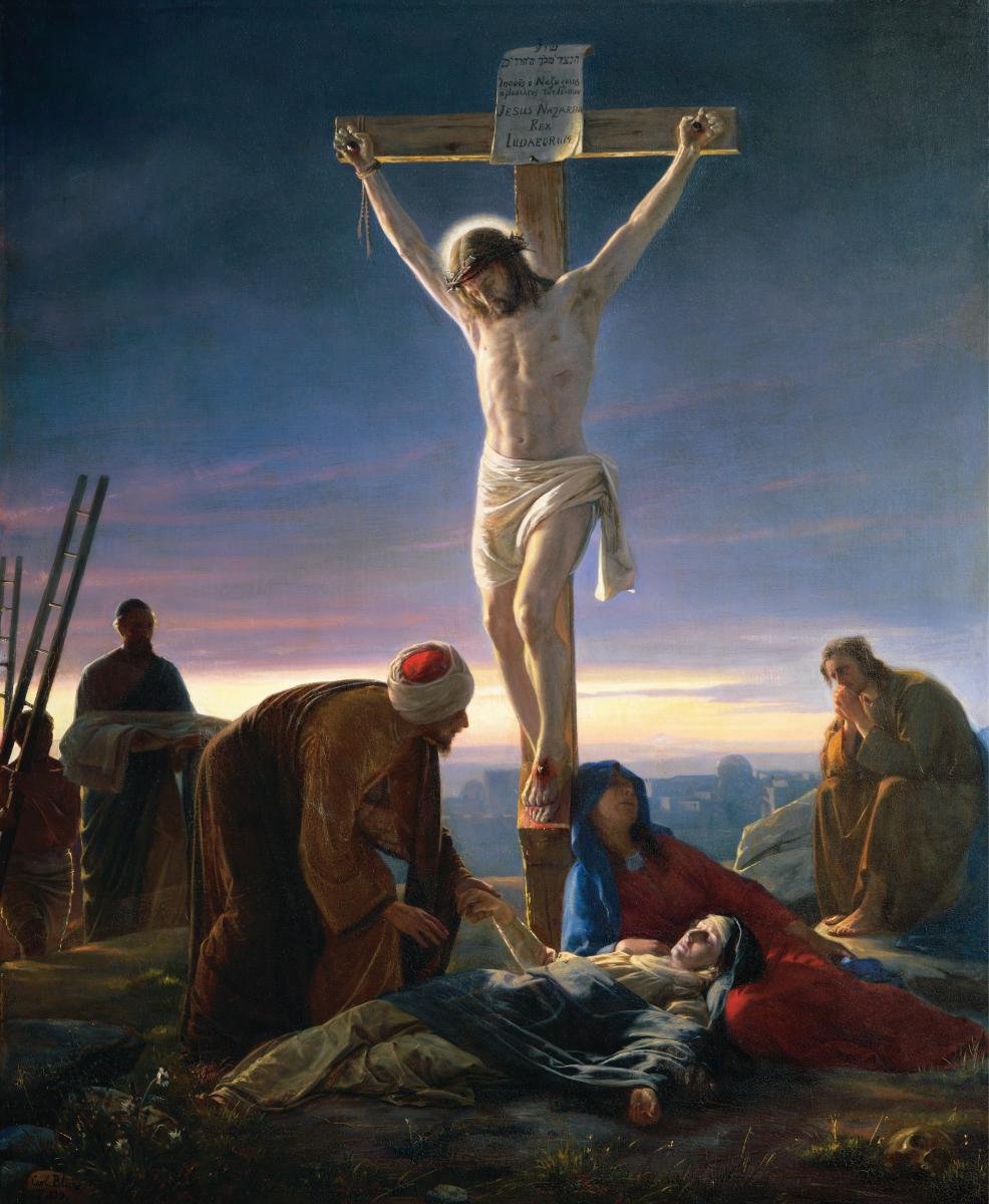 Krisztus a kereszten alkotó: Carl Heinrich Bloch