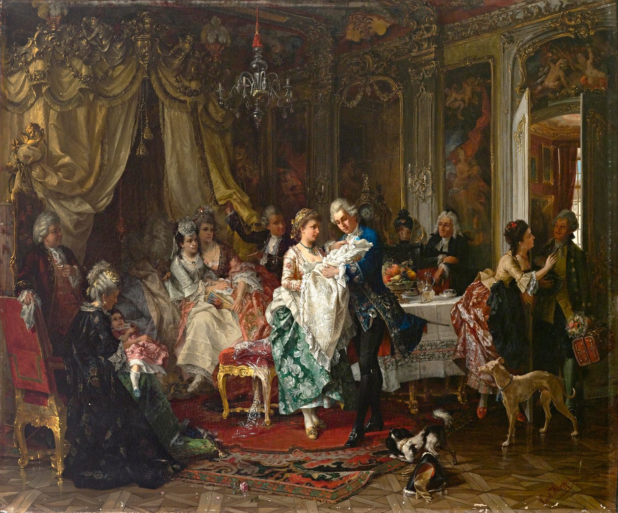 A megkeresztelendő személy alkotó: Carl Herpfer