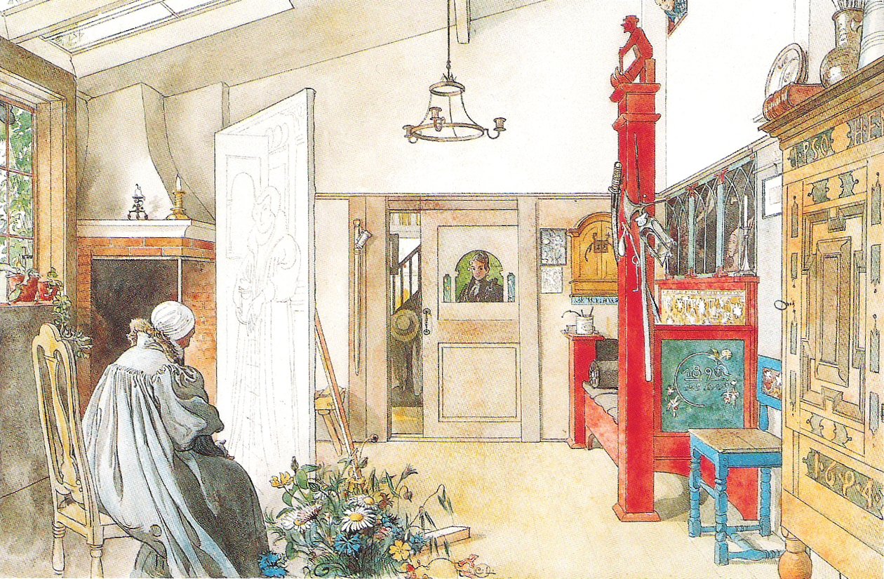 A stúdió, második fele alkotó: Carl Larsson