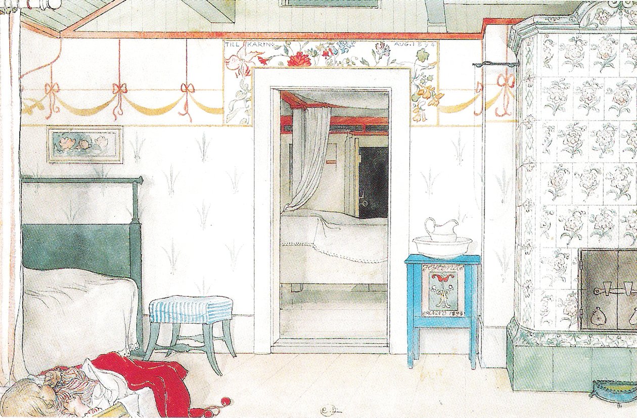 Britas Nupplur alkotó: Carl Larsson