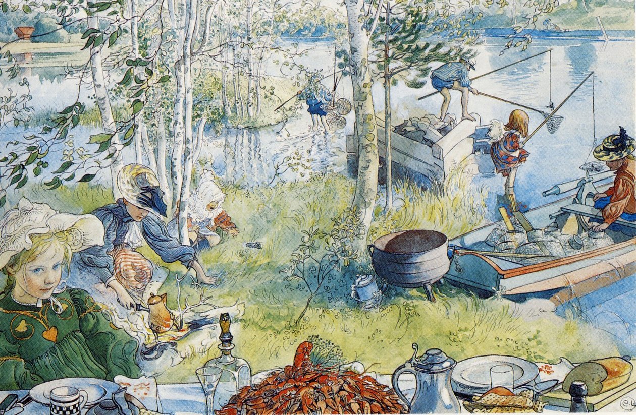 A rákfogás alkotó: Carl Larsson