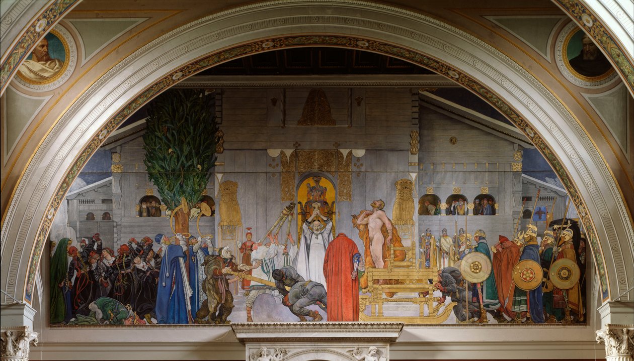 Midwinters áldozat alkotó: Carl Larsson
