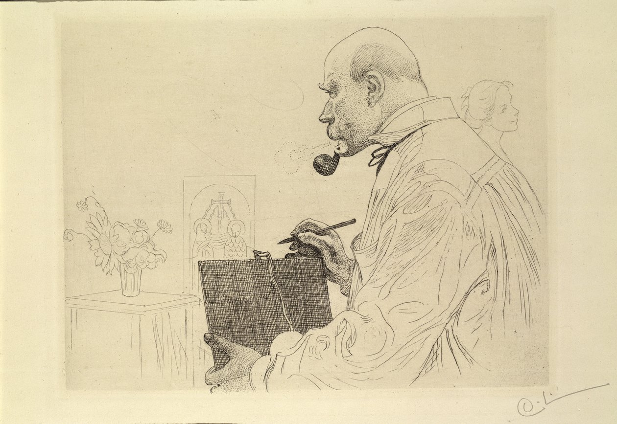 Önarckép, 1912 körül alkotó: Carl Larsson