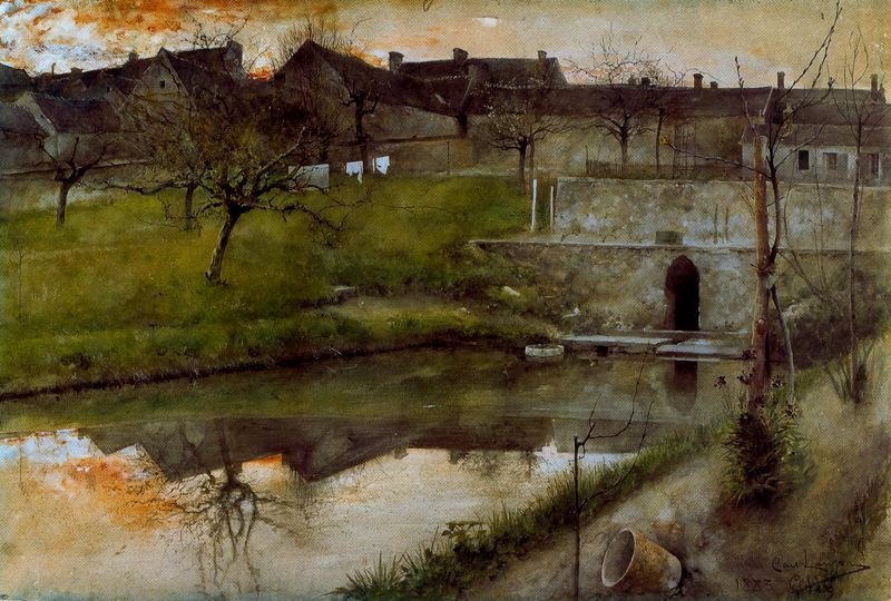 városfal alkotó: Carl Larsson
