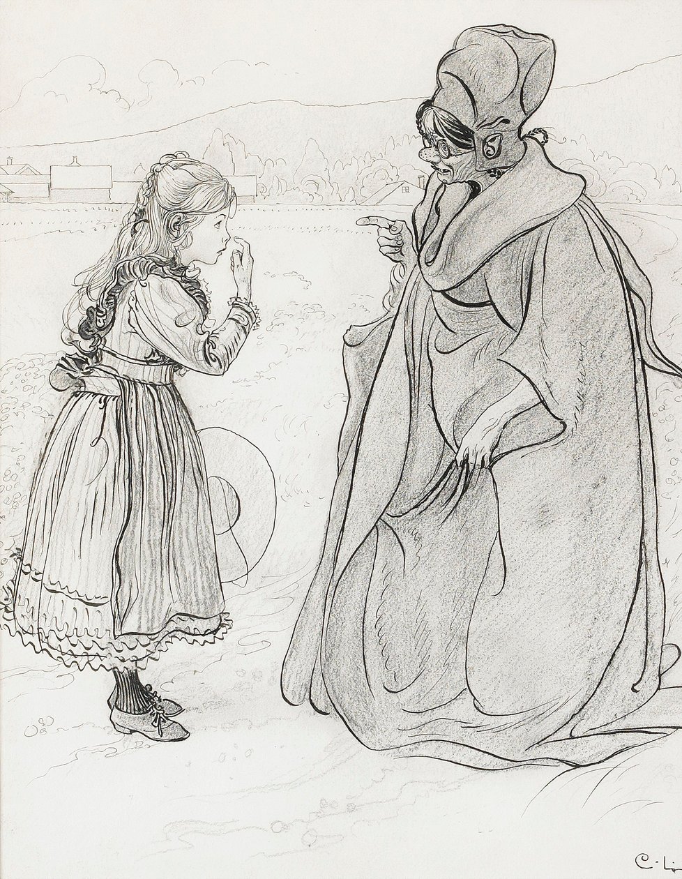 Lillis orrának meséje alkotó: Carl Larsson