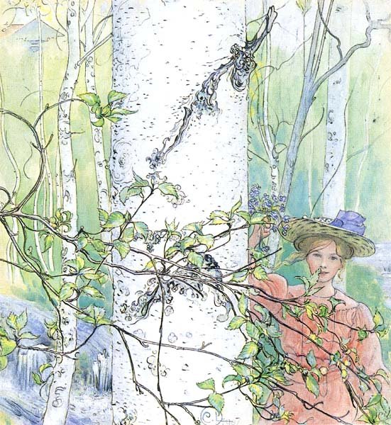 Tavasszal alkotó: Carl Larsson