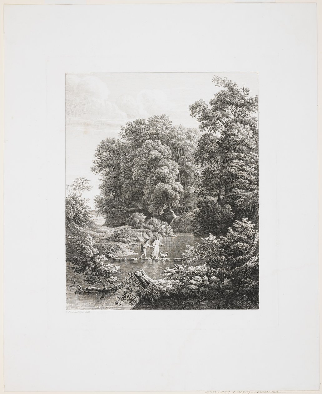 Tóbiás és az angyal, 1835 alkotó: Carl Ludwig Frommel