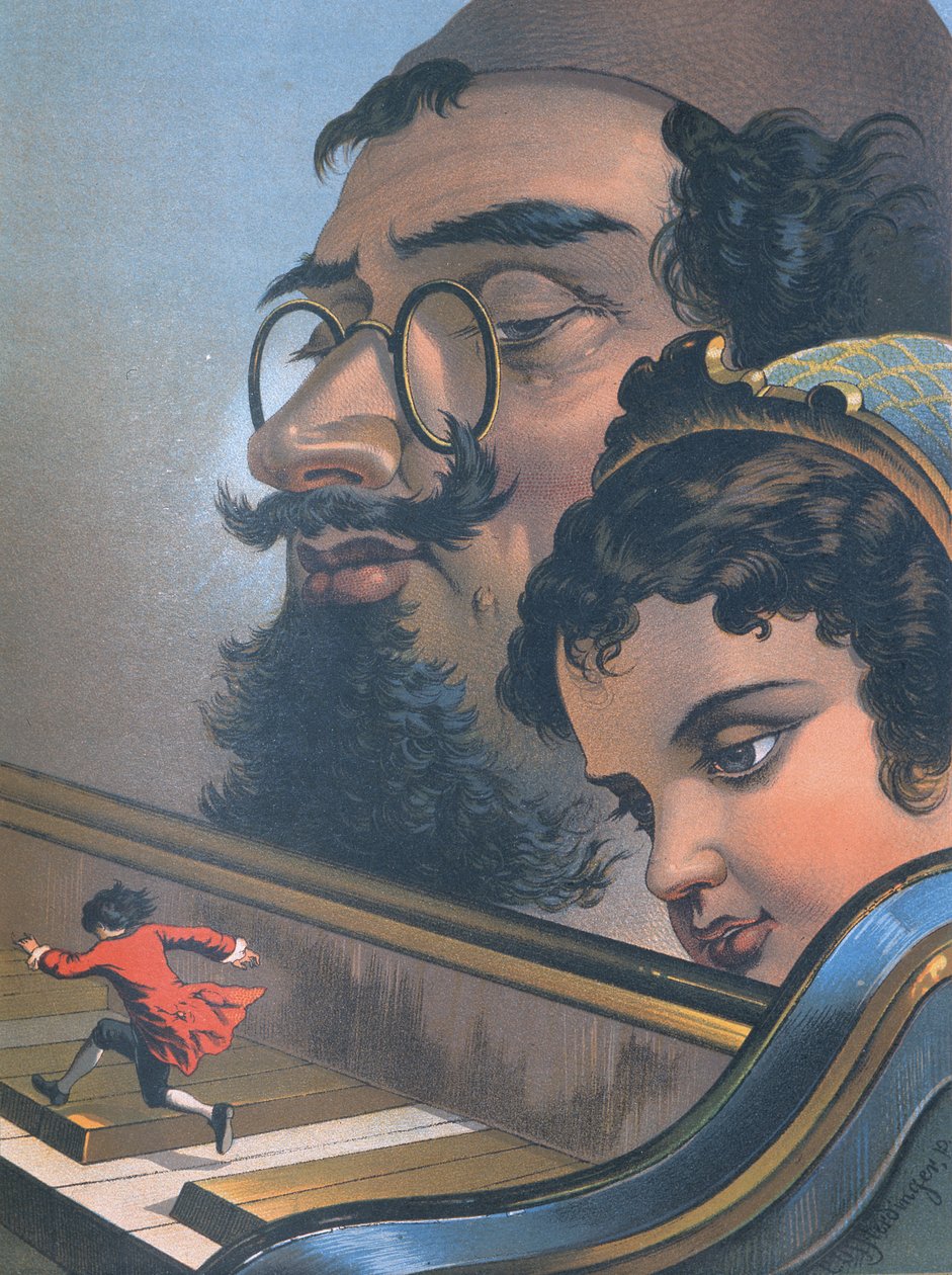 Illusztráció Jonathan Swift (1667-1745) „Gulliver utazásai” című művéből alkotó: Carl Offterdinger