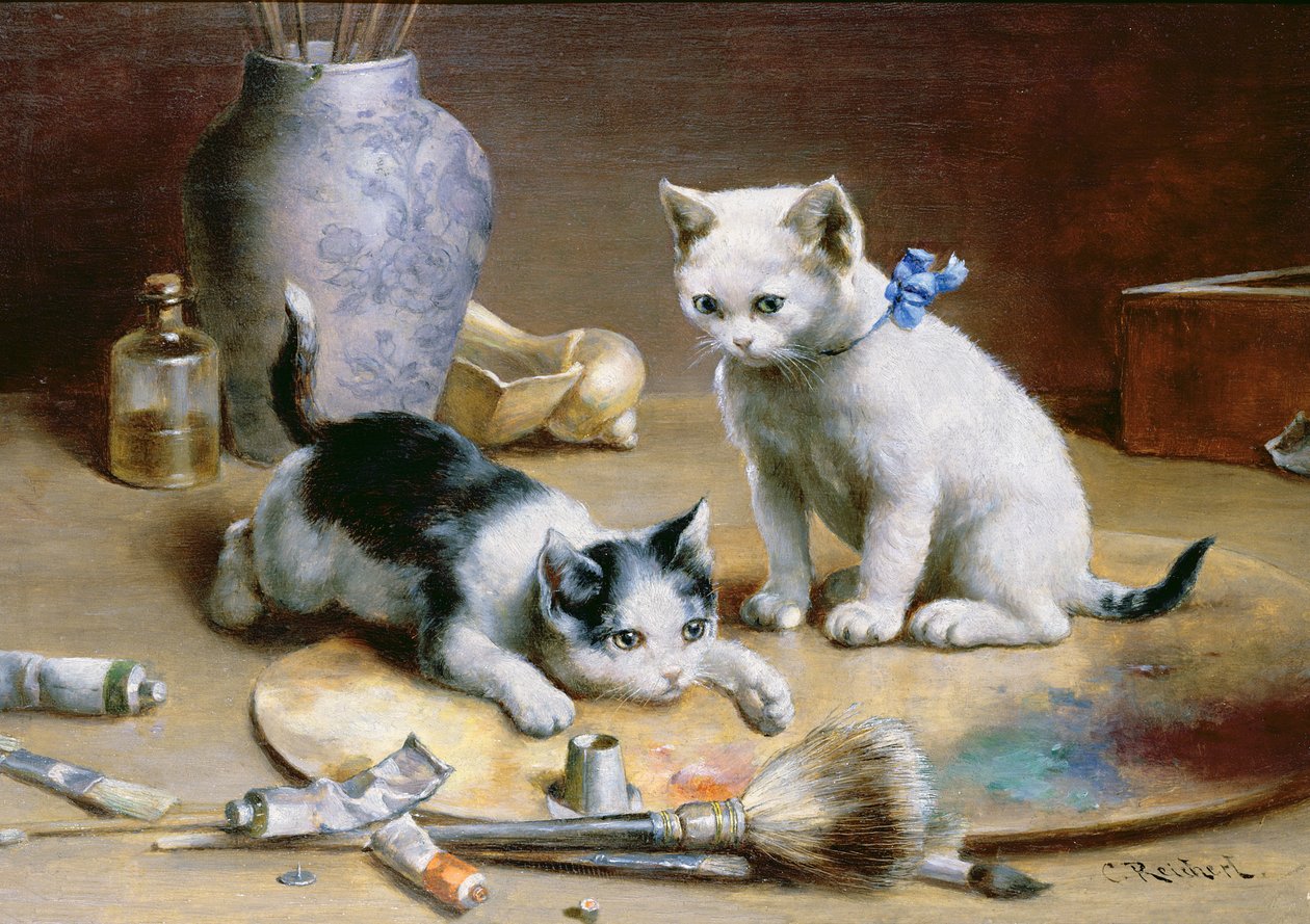 Stúdióasszisztensek (panel) alkotó: Carl Reichert