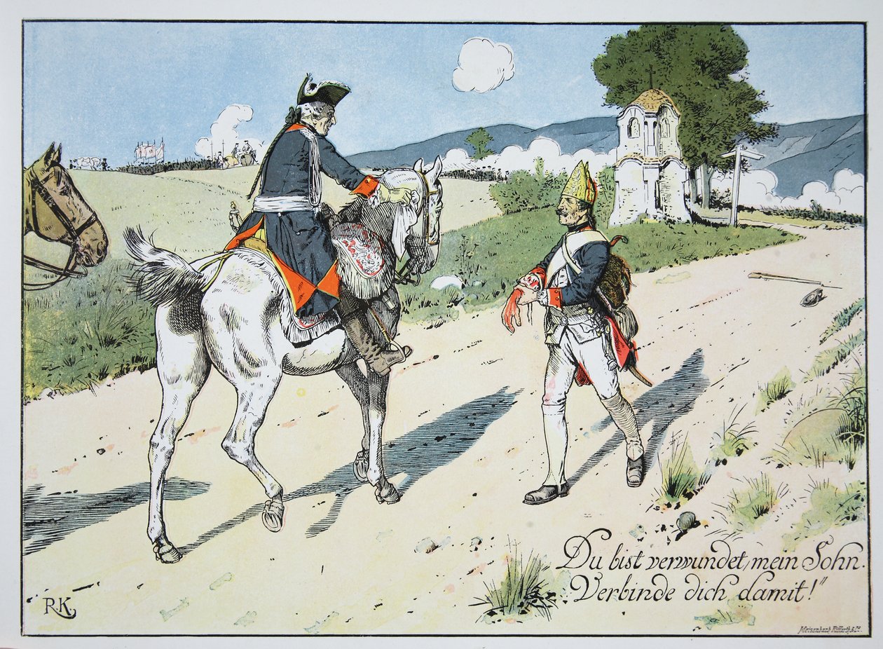 Burkersdorfban, 1762. július 21-én alkotó: Carl Röchling