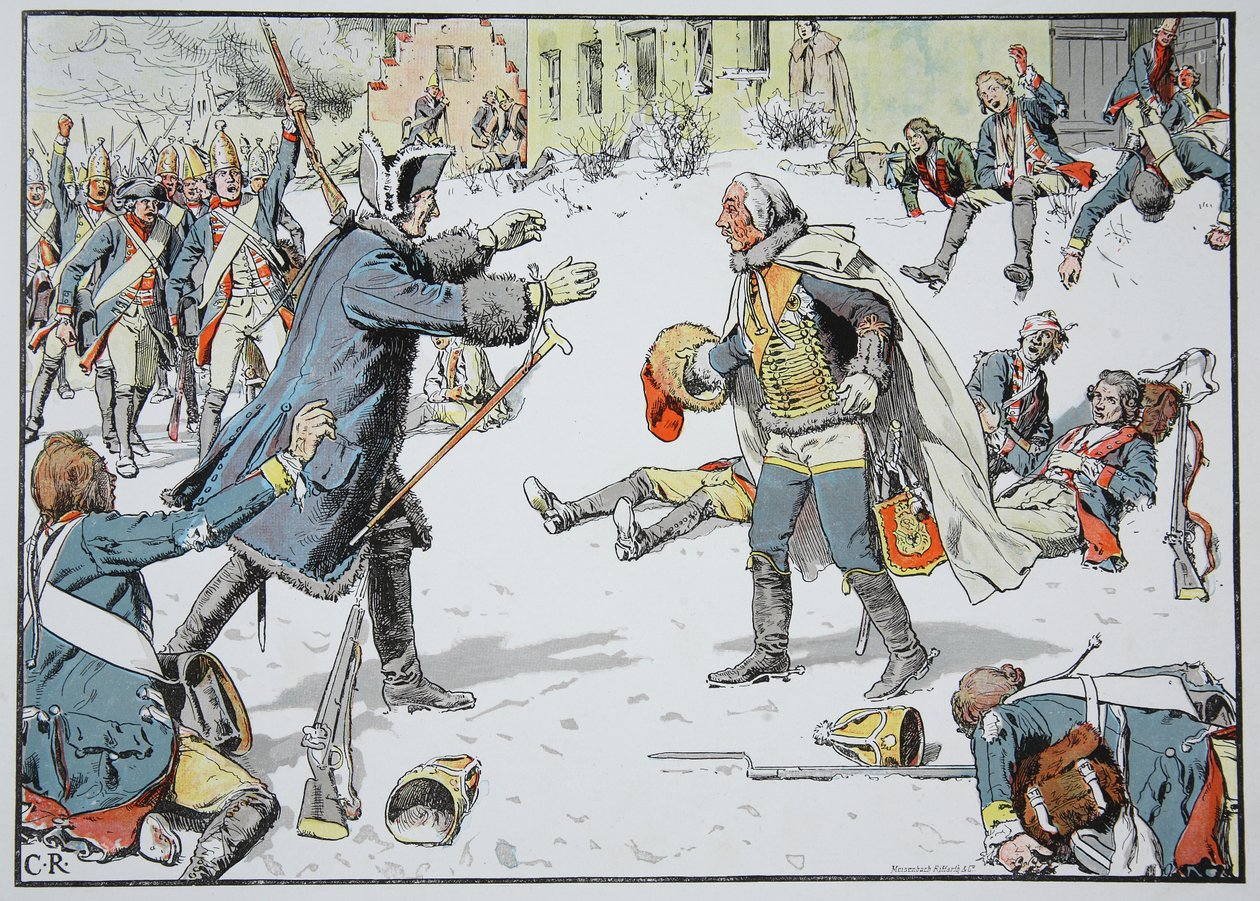 A torgaui csata utáni reggel, 1760. november 4 alkotó: Carl Röchling