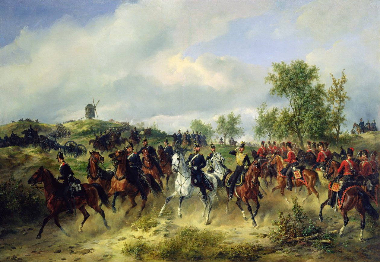 Porosz lovasság expedíción, 19. sz alkotó: Carl Friedrich Schulz