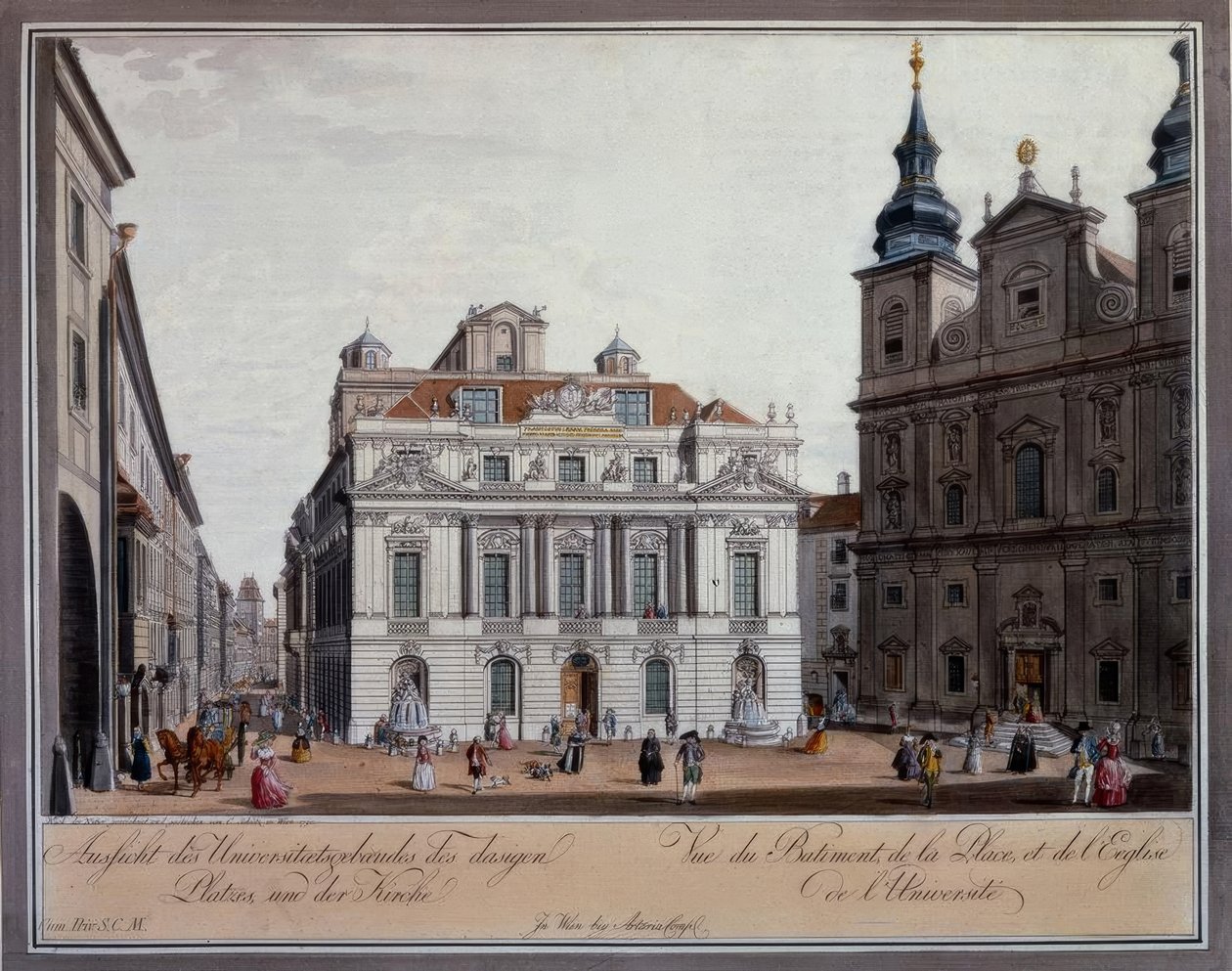 Bécs, Alte Uni / Schütz alkotó: Carl Schütz