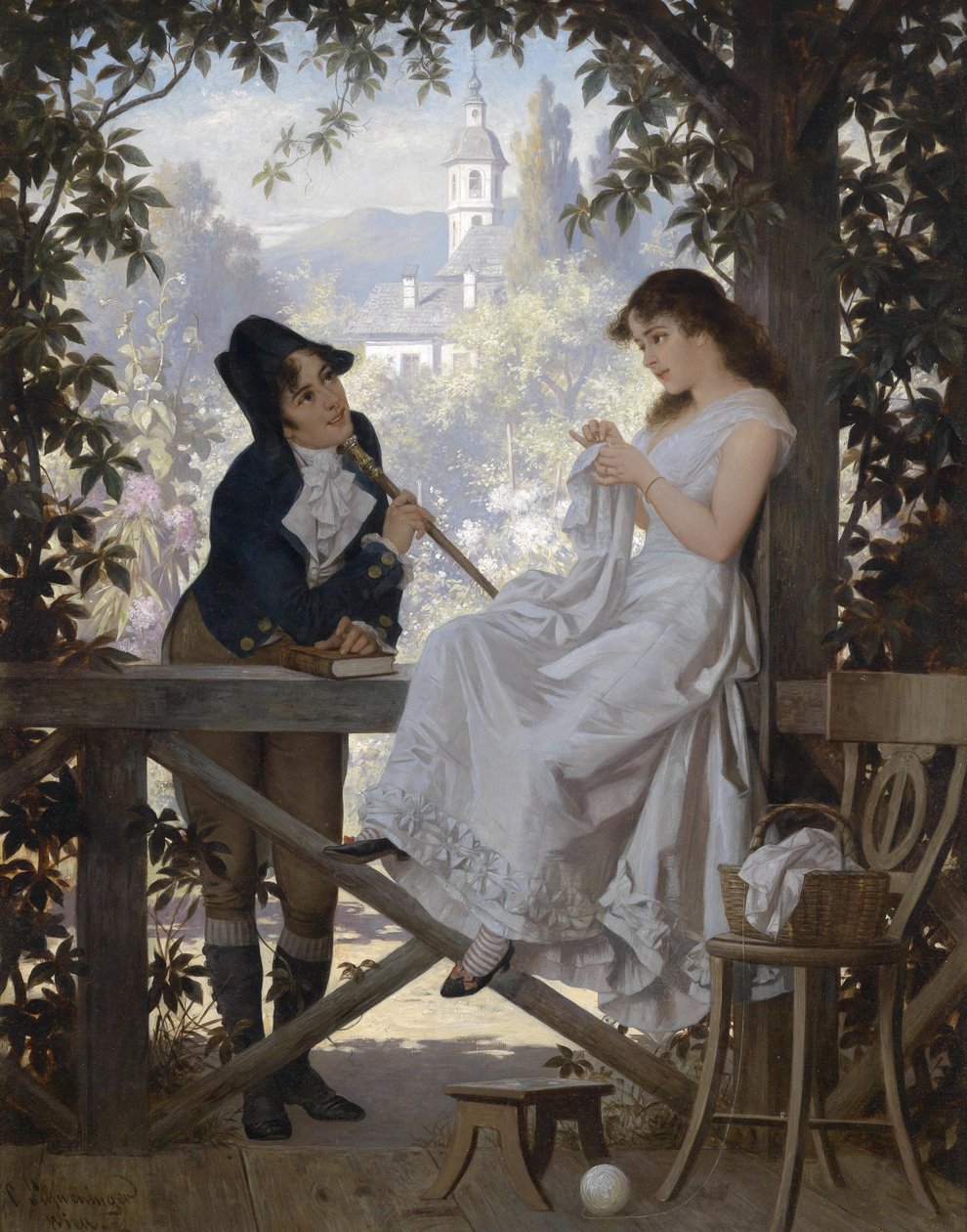 A próbálkozás alkotó: Carl Schweninger d. J.