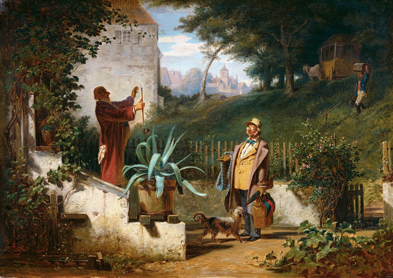 Gyerekkori barátok alkotó: Carl Spitzweg