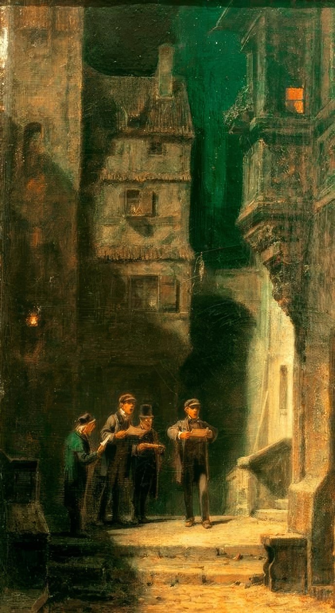A kvartett alkotó: Carl Spitzweg