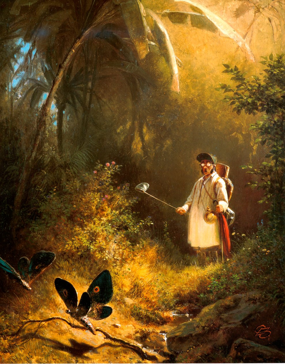 A pillangófogó alkotó: Carl Spitzweg