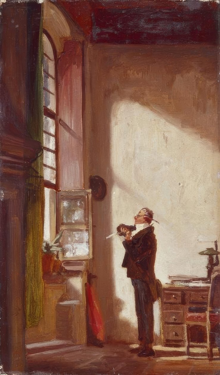 Az írnok alkotó: Carl Spitzweg