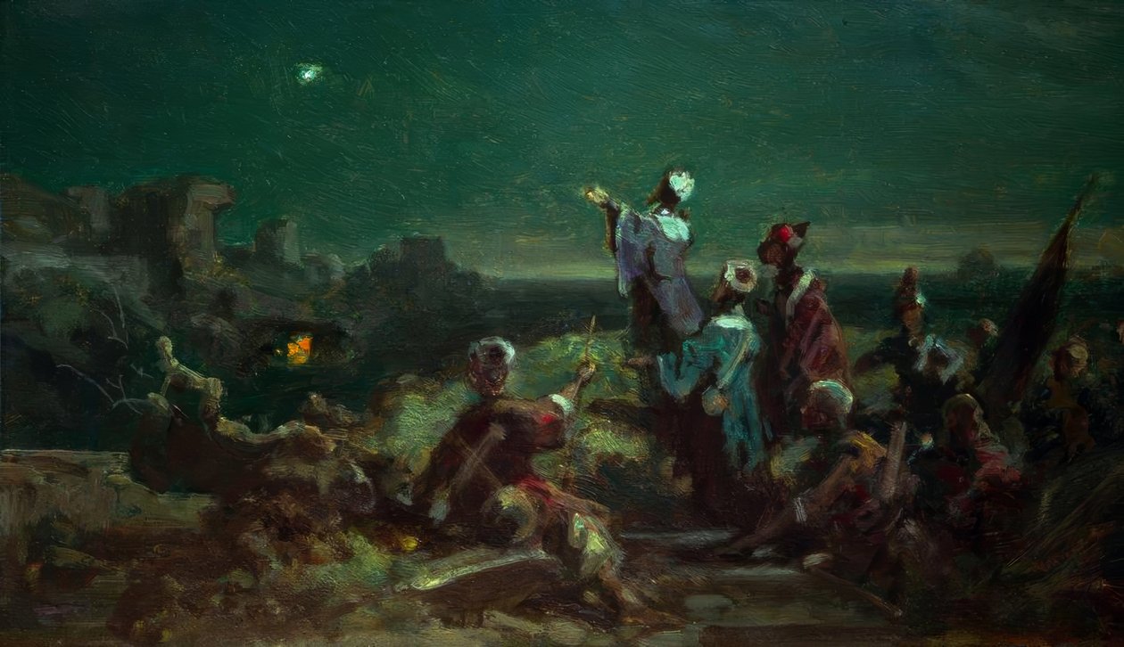 A betlehemi csillag alkotó: Carl Spitzweg