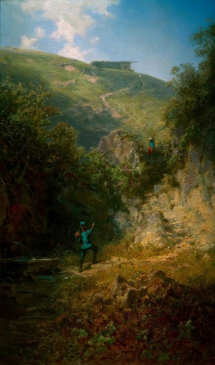 A nyaraló alkotó: Carl Spitzweg