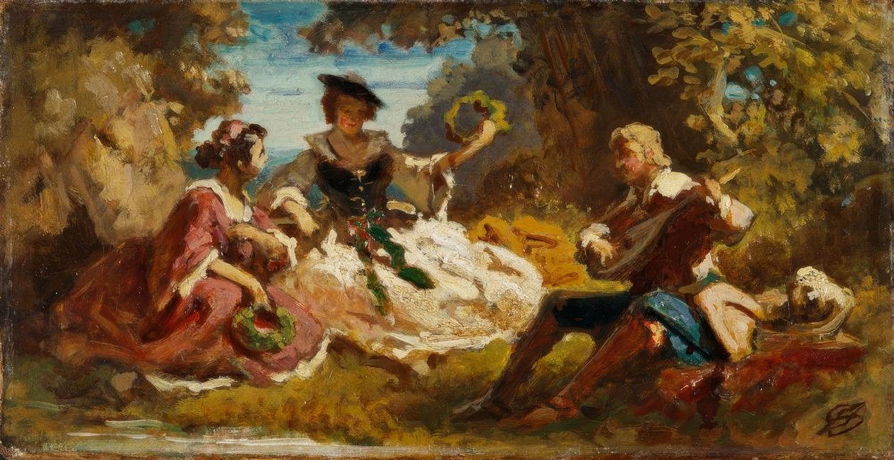 Az énekesnő bére alkotó: Carl Spitzweg