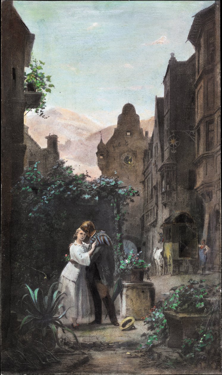 Búcsú, 1855 alkotó: Carl Spitzweg