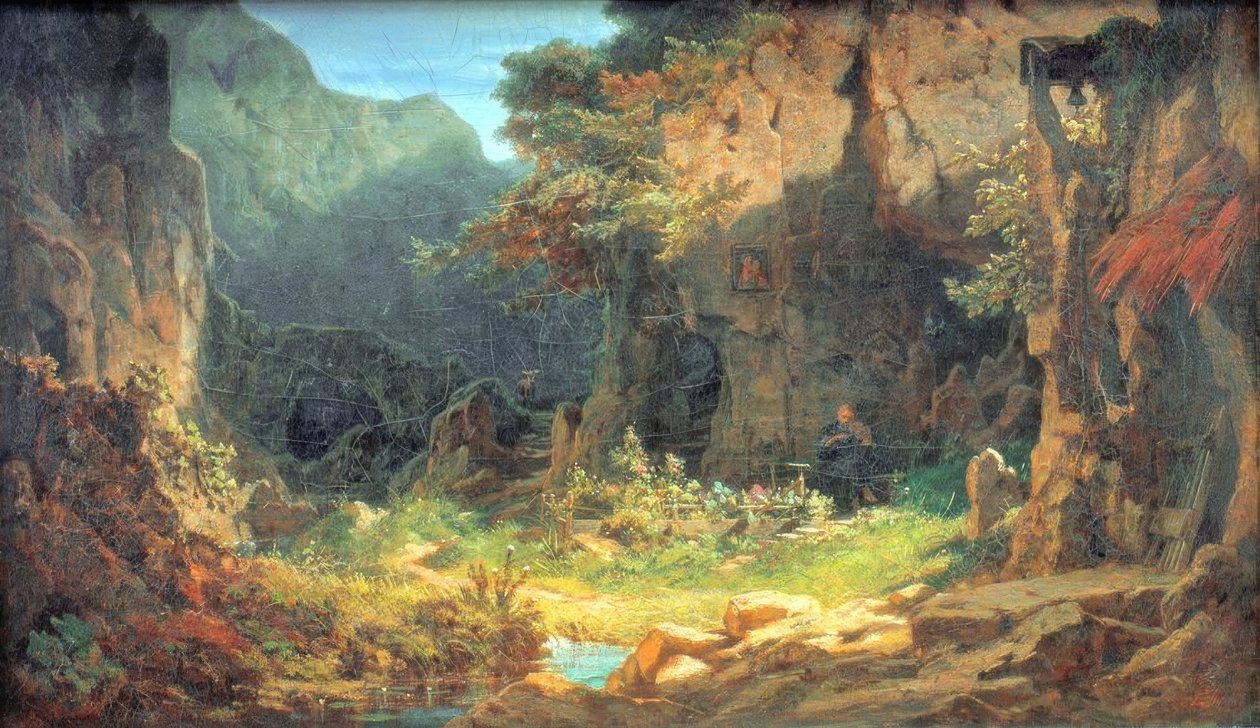 Hegedűs remete alkotó: Carl Spitzweg