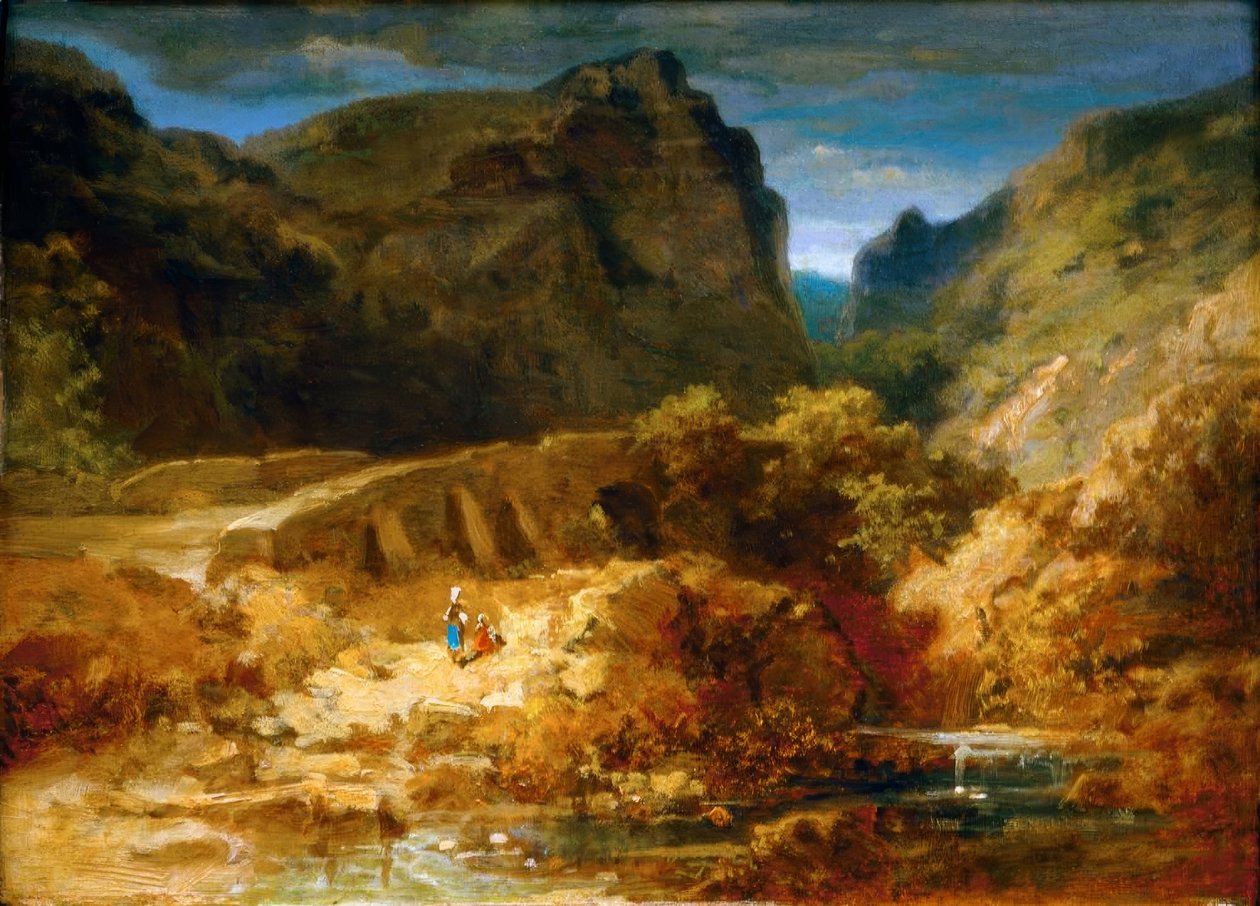Olasz táj alkotó: Carl Spitzweg