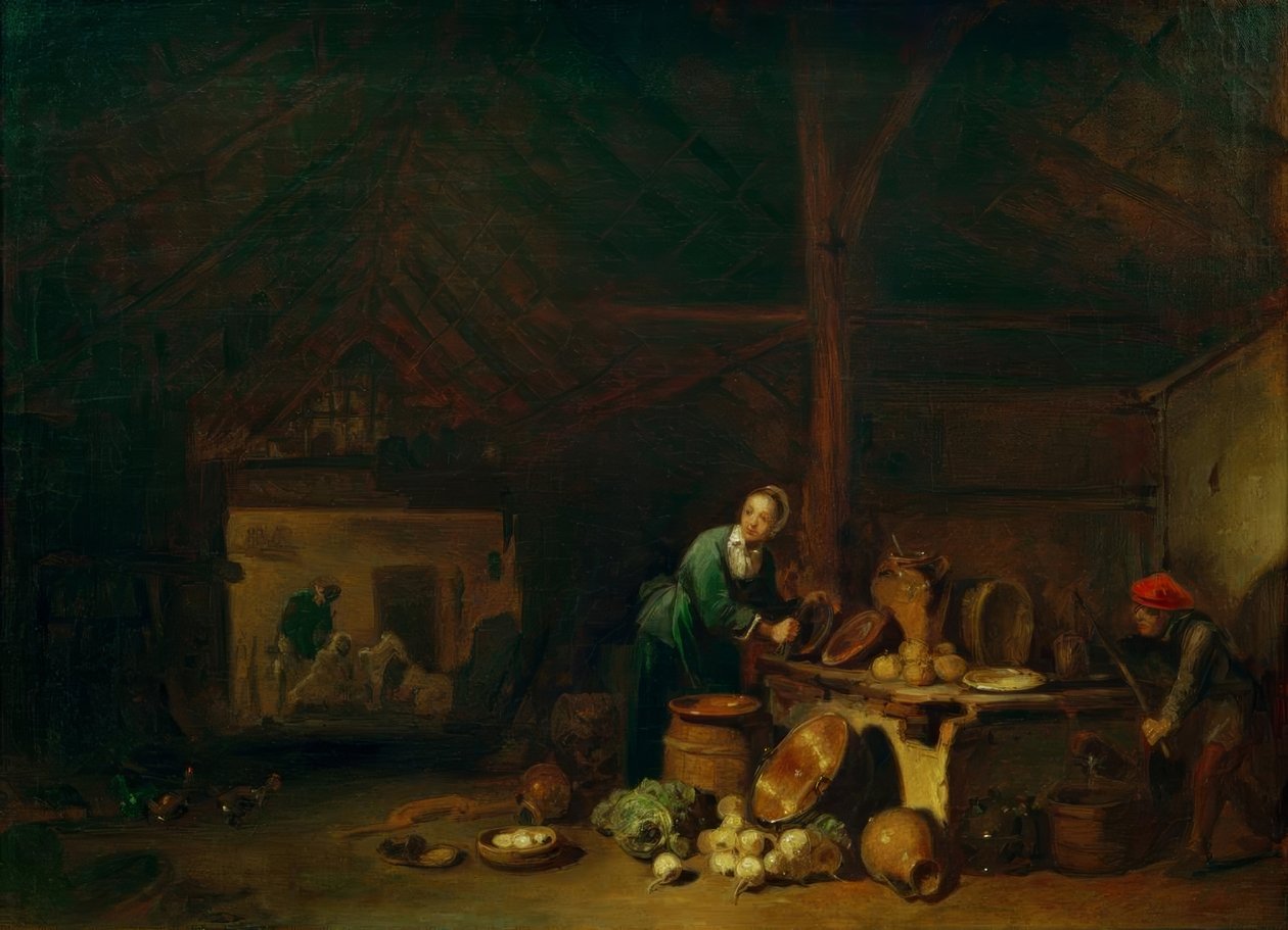 Konyha belső alkotó: Carl Spitzweg
