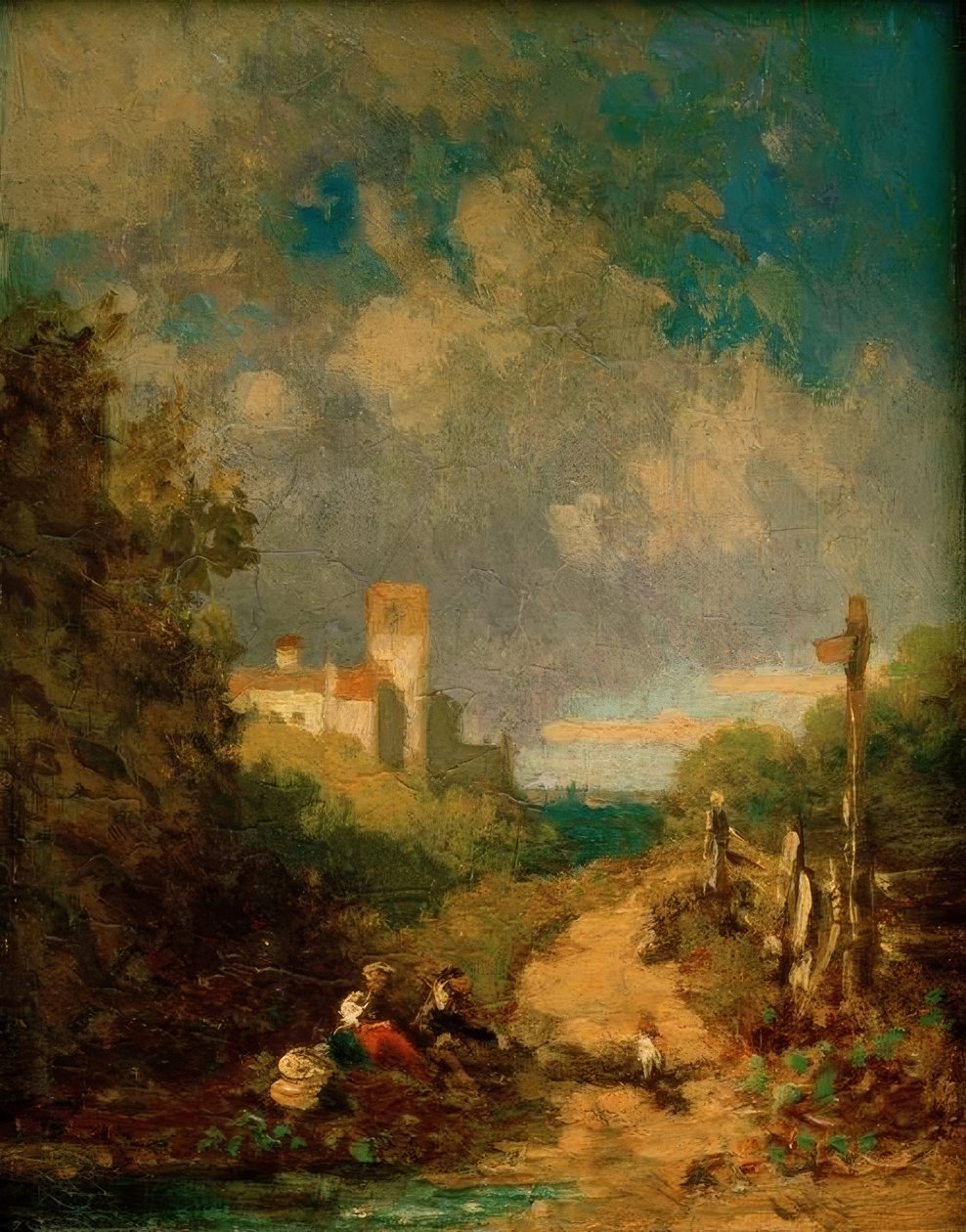 Pihenjen a földúton alkotó: Carl Spitzweg