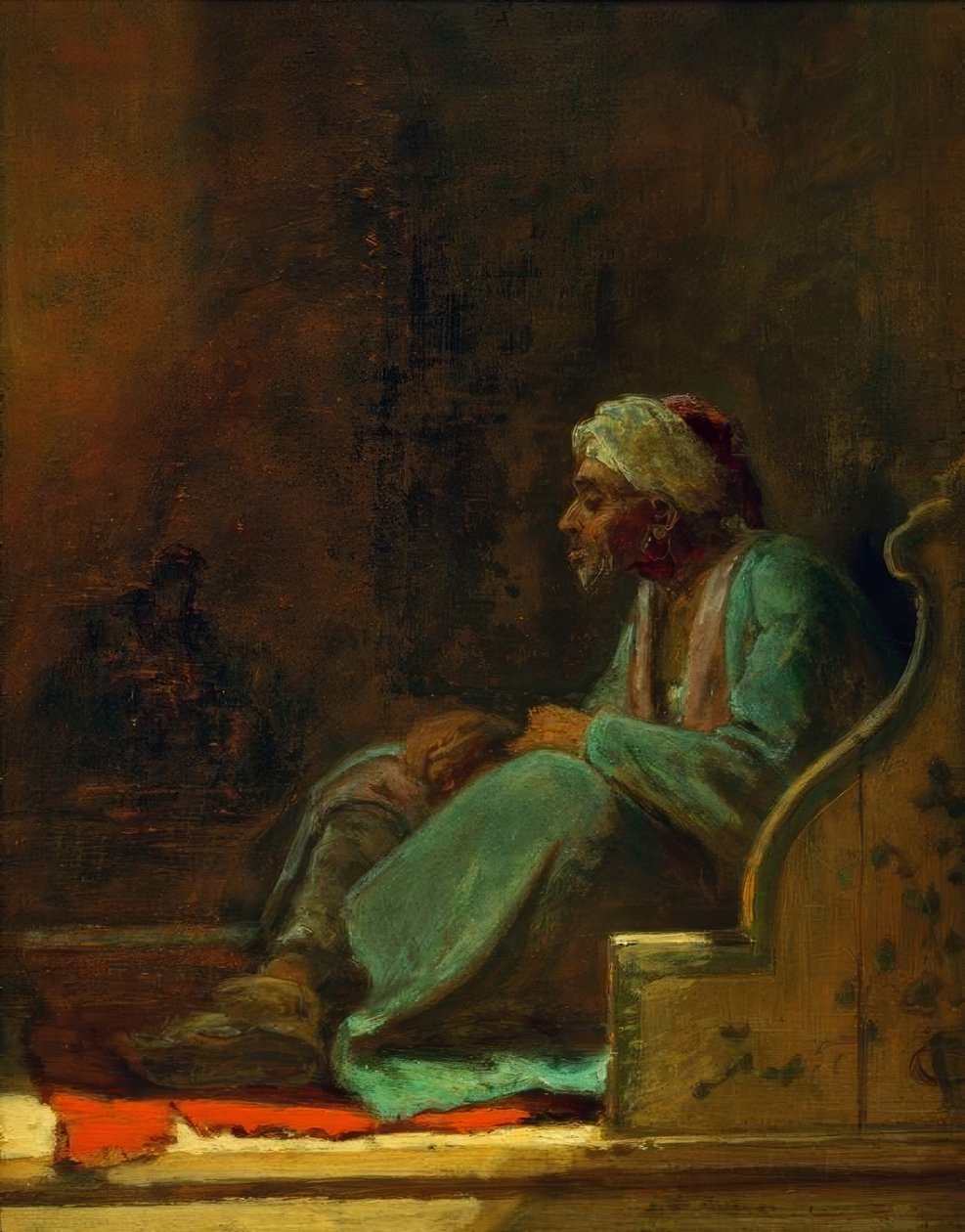 Ülő török alkotó: Carl Spitzweg