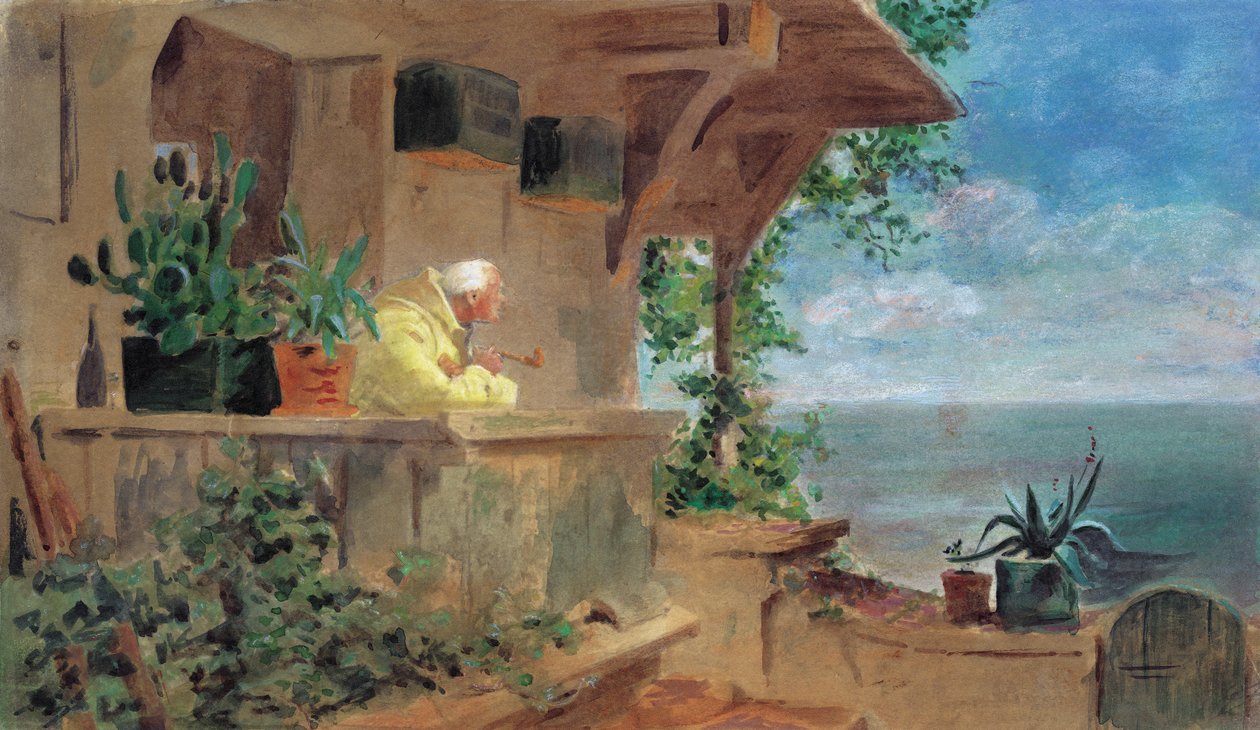 A Kilátó alkotó: Carl Spitzweg